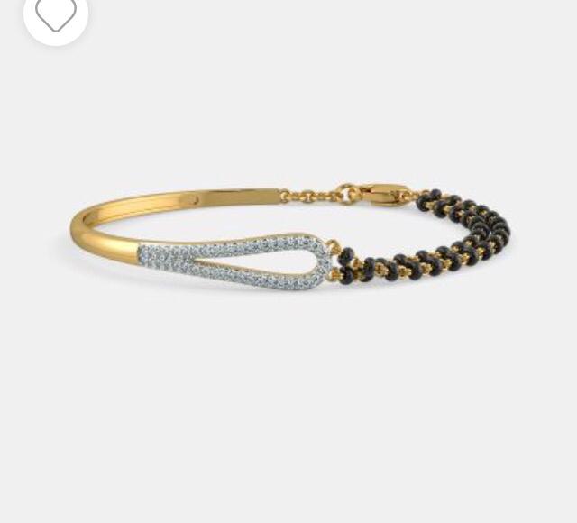 Contemporary Gold Diamond Chain Bracelet