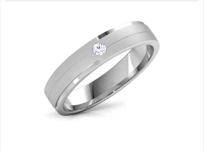 Women's Platinum Solitaire Diamond Ring