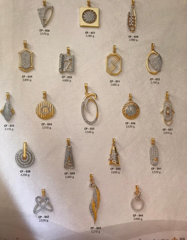 Complete Pendant Collection Catalog - CZ Diamond Designs
