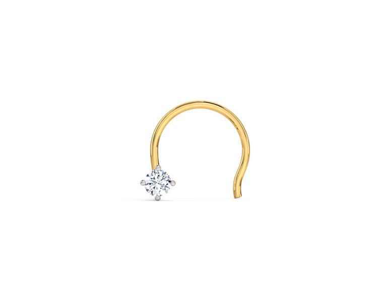 Minimalist Diamond Nose Ring