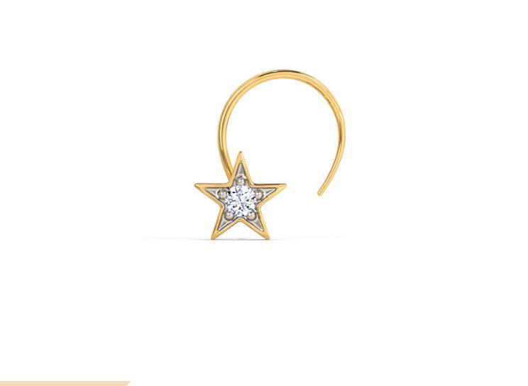 Diamond Star Nose Pin